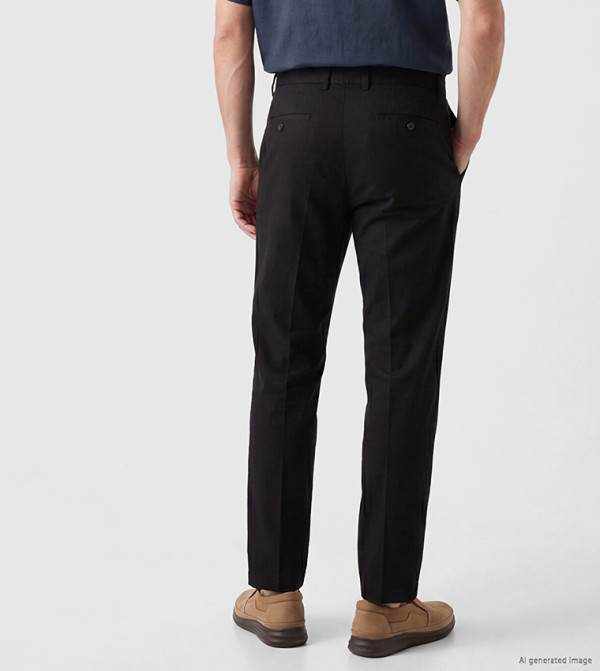 LC Waikiki  Casual Pants - BLACK Casual Pants