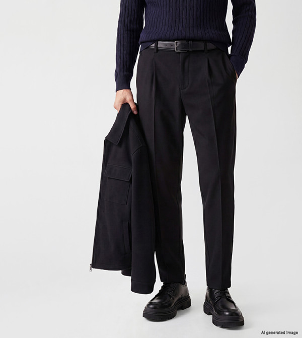 LC Waikiki Pants & Chinos - BLACK Formal Pants