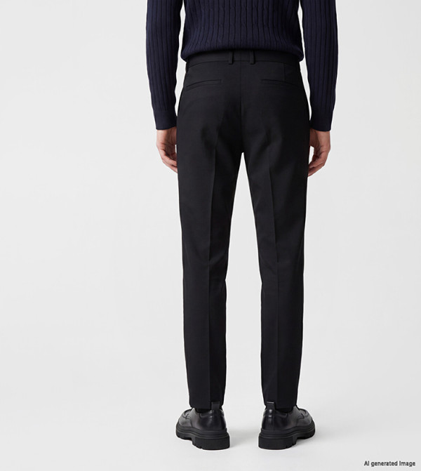 LC Waikiki Pants & Chinos - BLACK Formal Pants