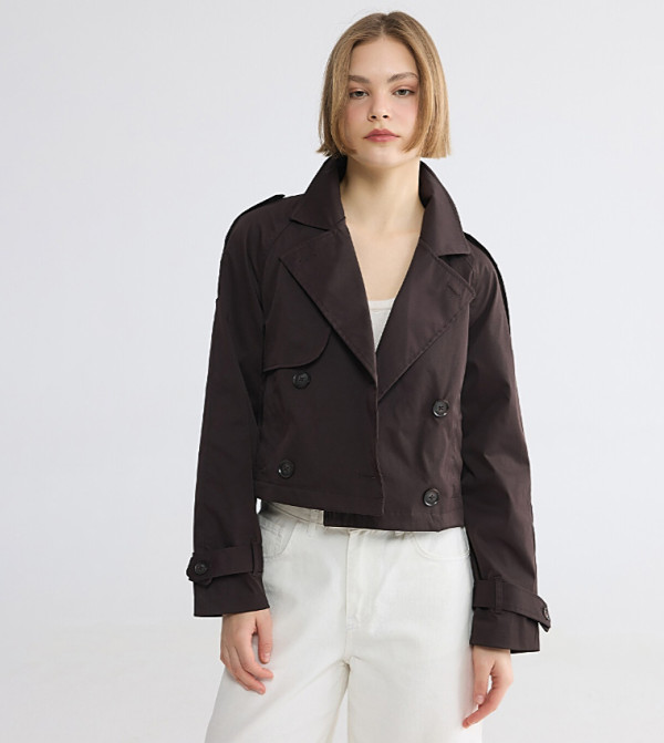 LC Waikiki  Overcoats - Brown Overcoats