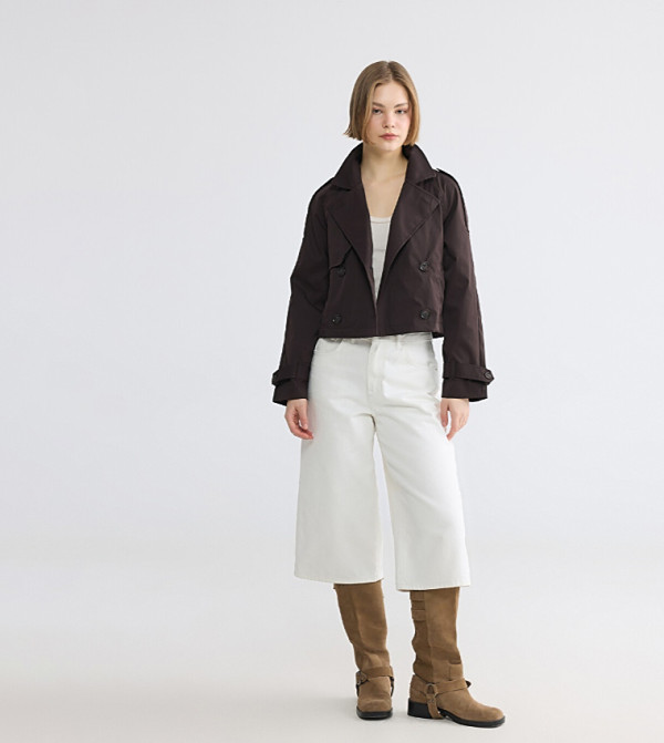 LC Waikiki  Overcoats - Brown Overcoats