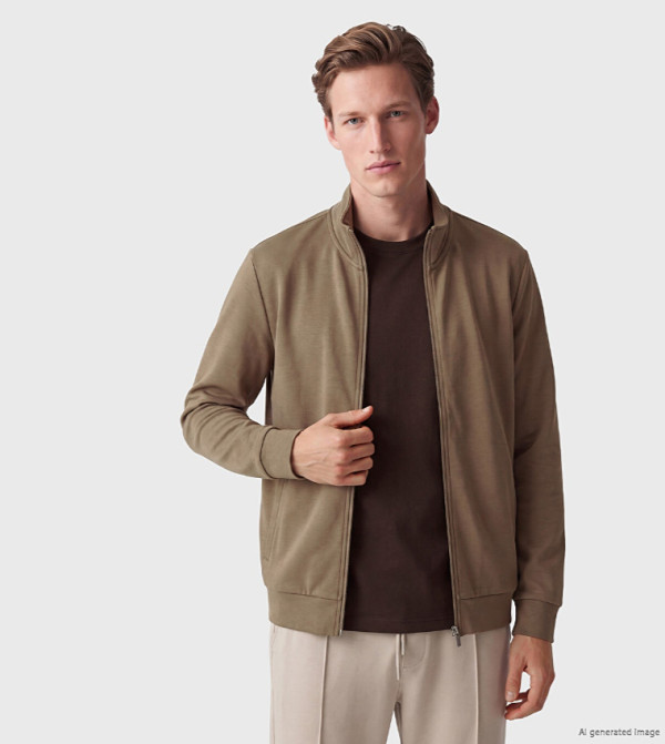 LC Waikiki  Casual Jackets - Brown Casual Jackets