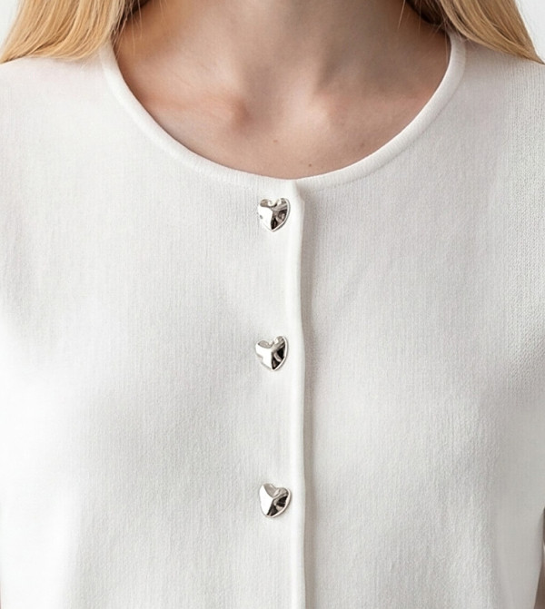 LC Waikiki  Sweaters & Cardigans - White Cardigans