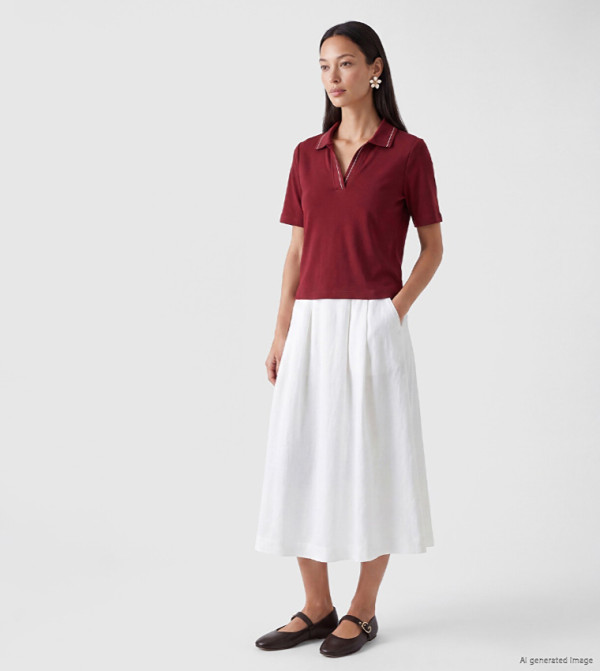 LC Waikiki Polo T-Shirts - Red Polo T-shirts