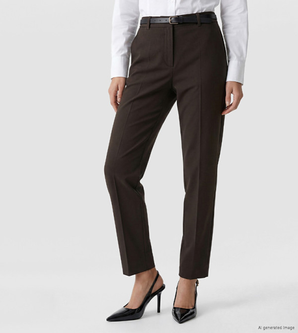 LC Waikiki  Formal Pants - Brown Formal Pants
