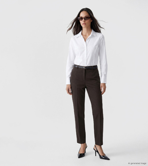 LC Waikiki  Formal Pants - Brown Formal Pants