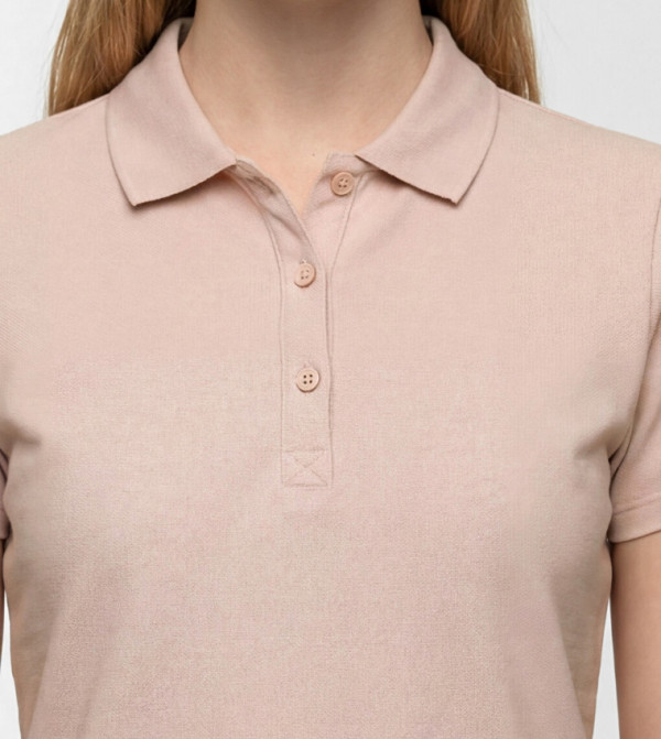 LC Waikiki  Polo T-Shirts - Pink Polo T-shirts