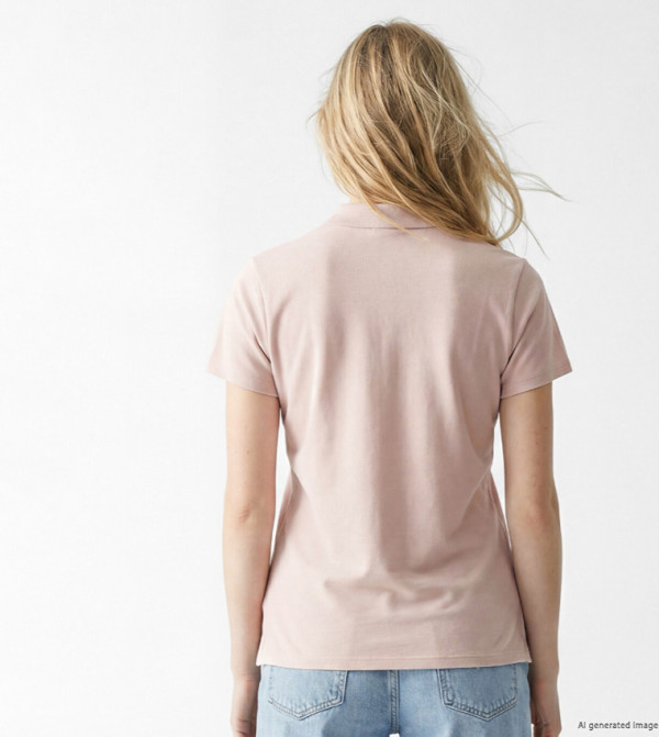 LC Waikiki  Polo T-Shirts - Pink Polo T-shirts