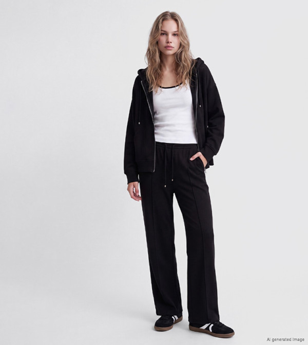 LC Waikiki  Sweatpants - BLACK Sweatpants
