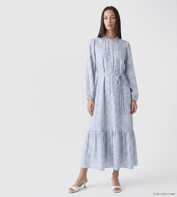 LC Waikiki  Maxi Dresses - Blue Maxi Dresses