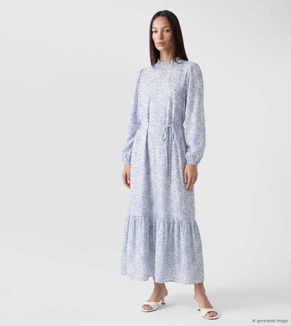LC Waikiki  Maxi Dresses - Blue Maxi Dresses