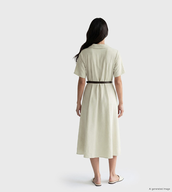 اٍل سي واي كيكي  فساتين ميدي  - بيج Midi Dresses