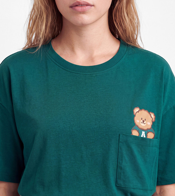 اٍل سي واي كيكي أطقم بيجاما - أخضر Pyjama Set