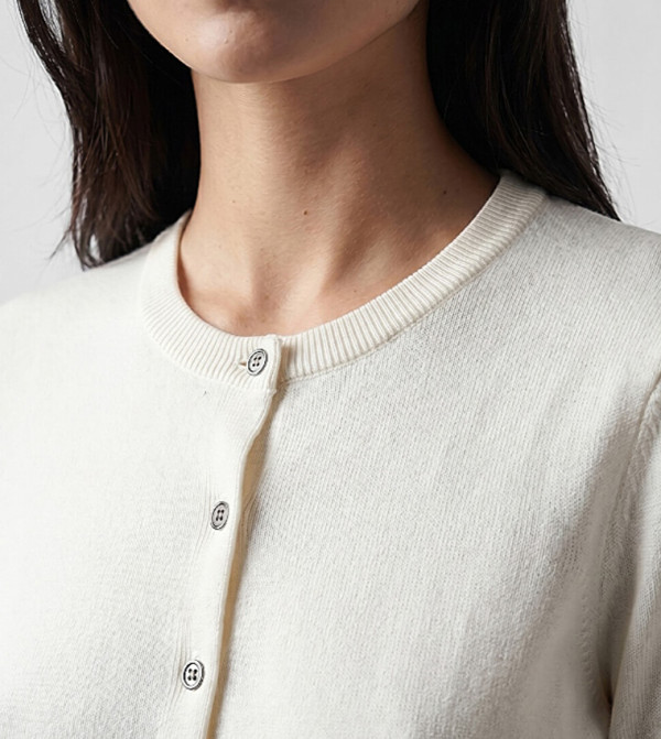 LC Waikiki Sweaters & Cardigans - White Cardigans