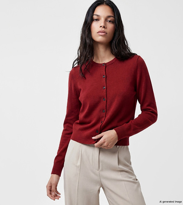 LC Waikiki Sweaters & Cardigans - Red Cardigans