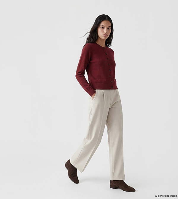 LC Waikiki Sweaters & Cardigans - Red Cardigans