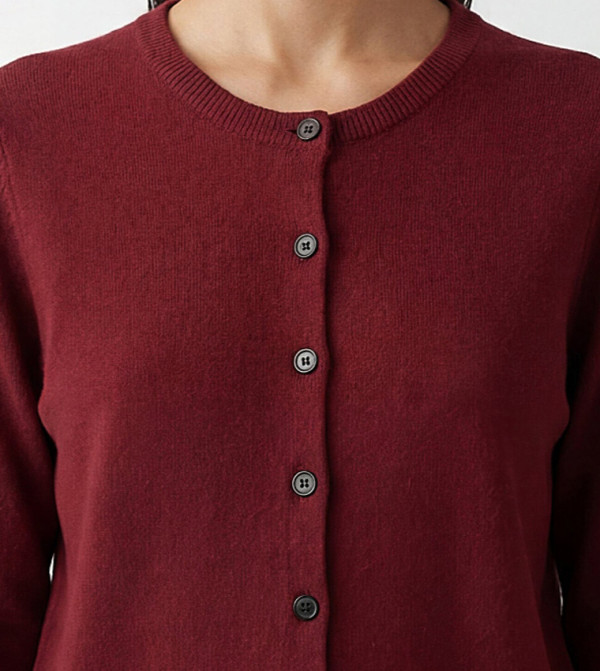 LC Waikiki Sweaters & Cardigans - Red Cardigans