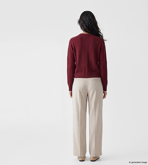 LC Waikiki Sweaters & Cardigans - Red Cardigans