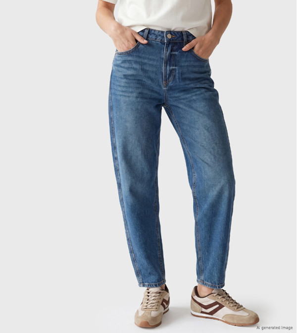 LC Waikiki  Wide Leg Jeans - Indigo Wide Leg Jeans