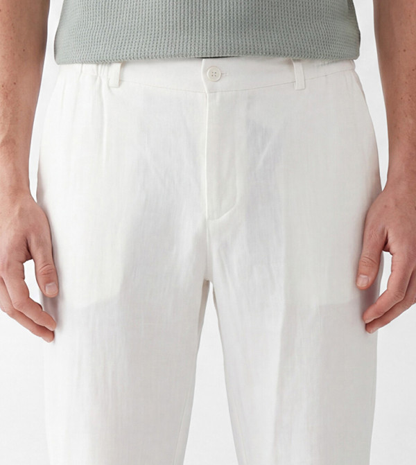 LC Waikiki  Casual Pants - White Casual Pants