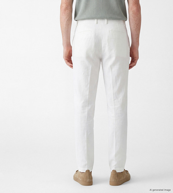 LC Waikiki  Casual Pants - White Casual Pants