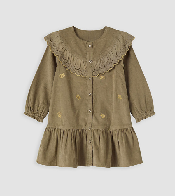 LC Waikiki  Dresses - Khaki Casual Dress