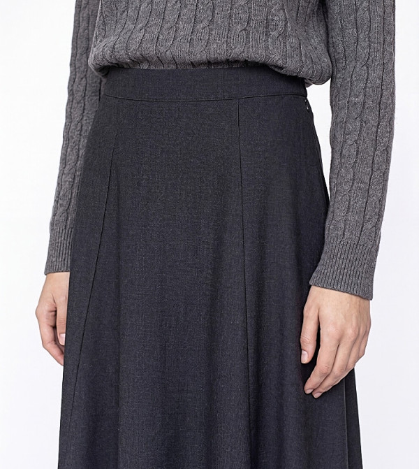 LC Waikiki  Maxi Skirts - Grey Maxi Skirts
