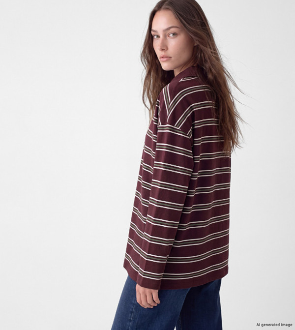 LC Waikiki  Polo T-Shirts - Burgundy Polo T-shirts