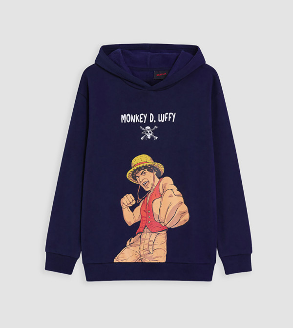 LC Waikiki  Winterwear & Outerwear - Navy Hoodies