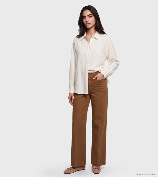 LC Waikiki  Jeans - Tan Wide Leg Jeans
