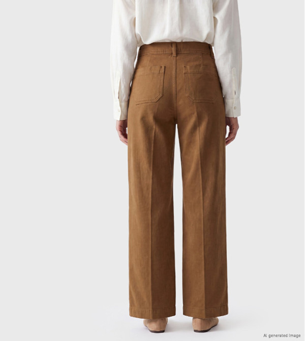 LC Waikiki  Jeans - Tan Wide Leg Jeans