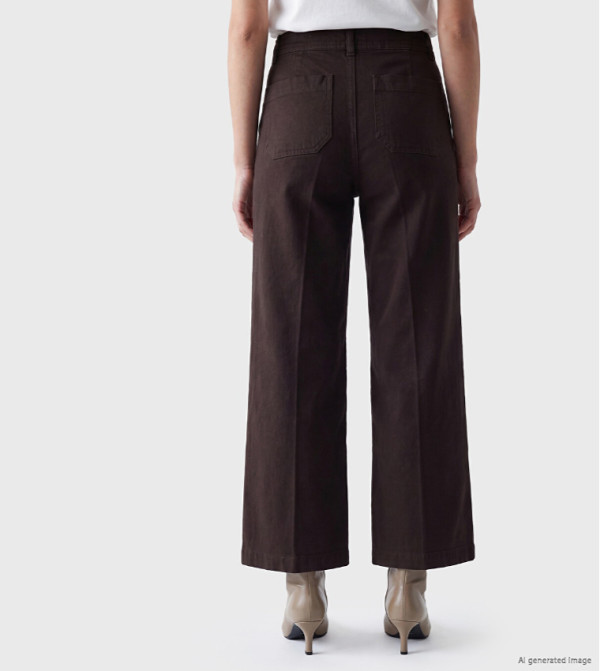 LC Waikiki  Wide Leg Jeans - Brown Wide Leg Jeans