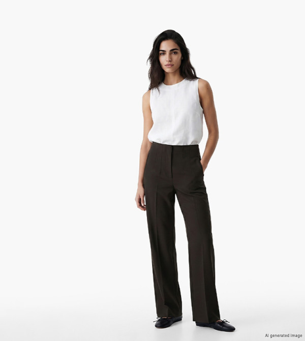 LC Waikiki  Formal Pants - Brown Formal Pants