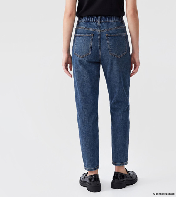 LC Waikiki Mom Jeans - Indigo Mom Jeans