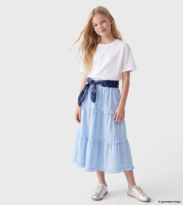 LC Waikiki  Skirts & Dividers - Light Blue Skirts & Dividers