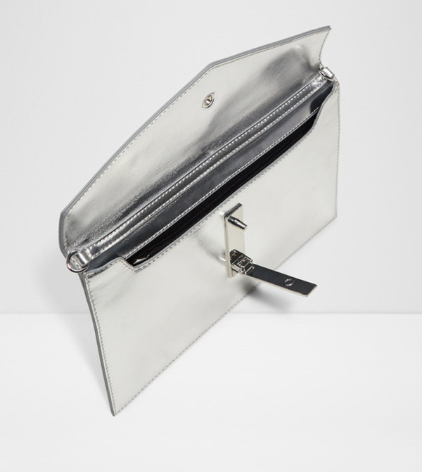 ألدو  شنط كلاتش - فضي حقائب يد