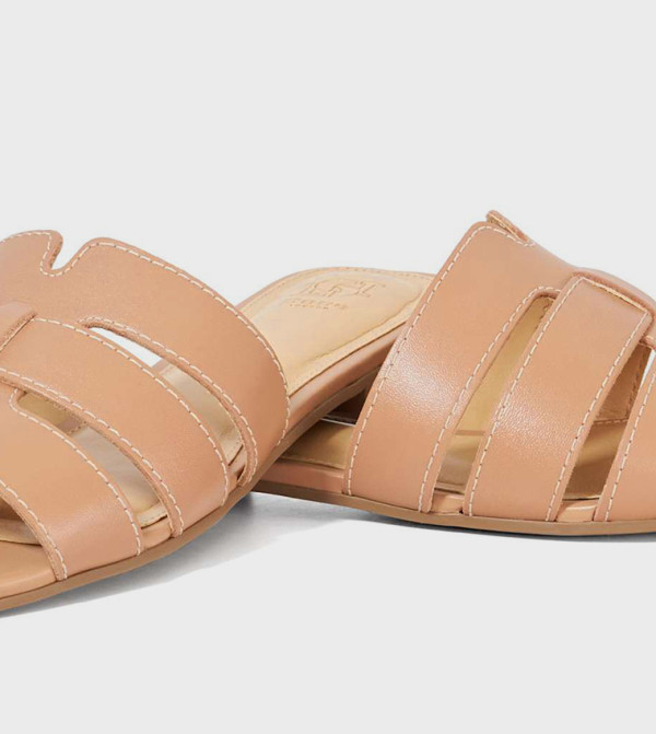 Dune London  - Brown Flat Sandals
