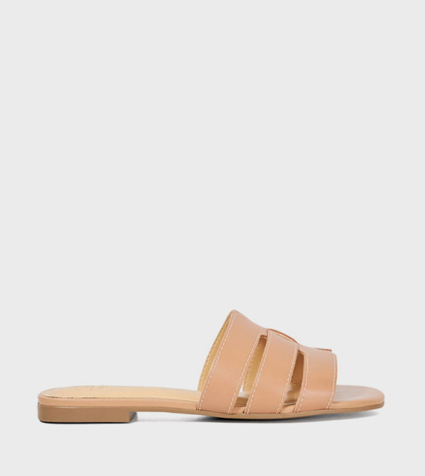 Dune London  - Brown Flat Sandals