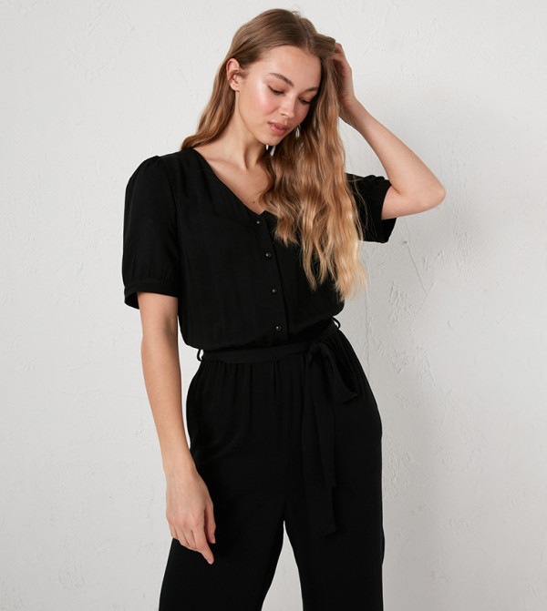 LC Waikiki  Jumpsuits - Black Casual Dress