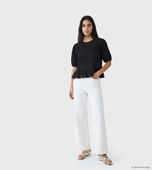 LC Waikiki  Cropped Tops - BLACK Cropped Tops