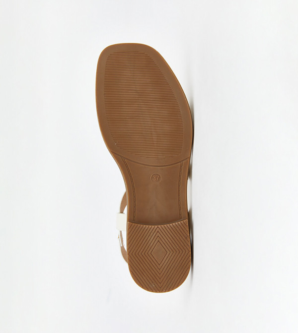 اٍل سي واي كيكي اٍل سي واي كيكي - أوف وايت Flat Sandals