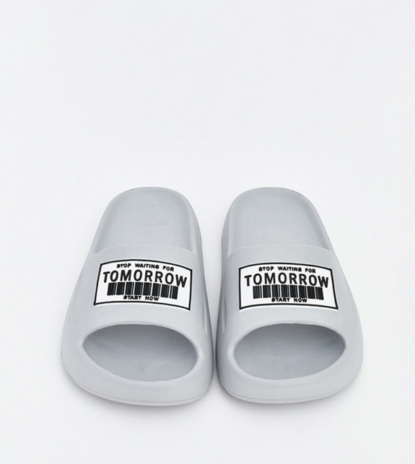 LC Waikiki  Slides - Grey Slides