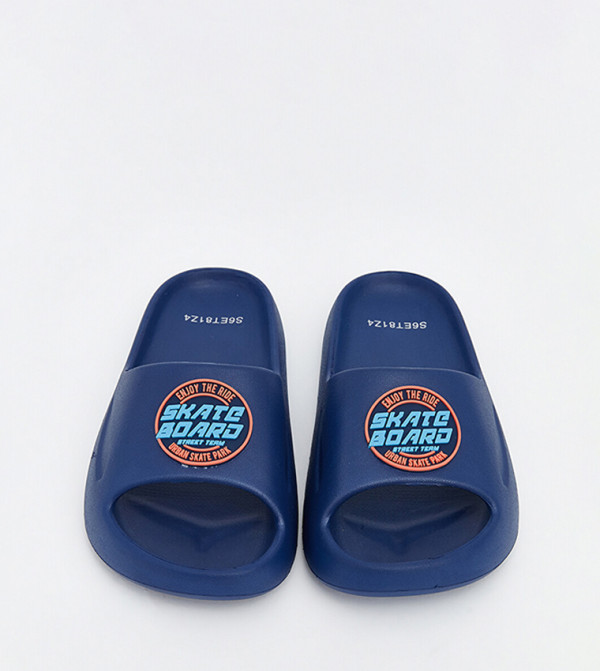 LC Waikiki  Slides - Navy Slides
