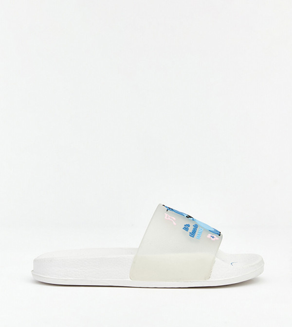 LC Waikiki Slides and Flip Flops - White Slides