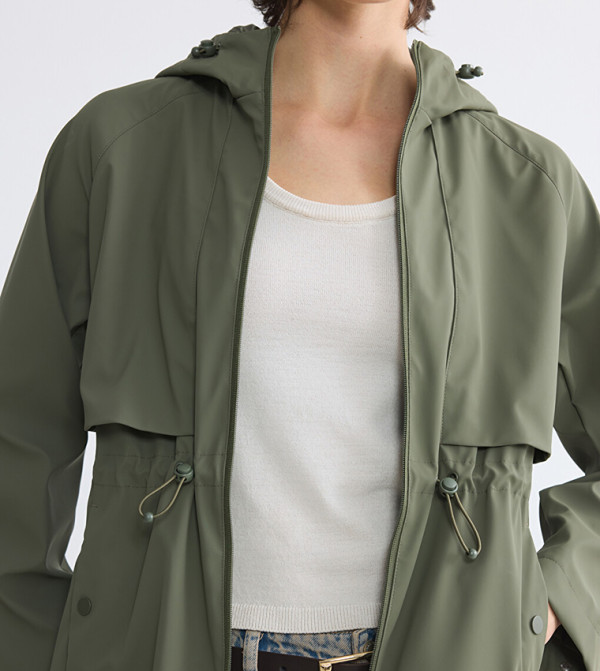 LC Waikiki  Overcoats - Light Green Overcoats