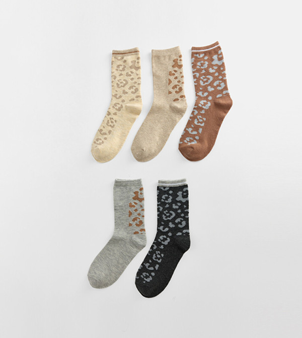 اٍل سي واي كيكي  جوارب   - متعدد Ankle Length Socks