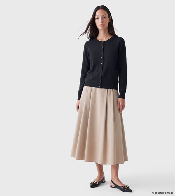 LC Waikiki  the-high-neck-shift - Navy Cardigans