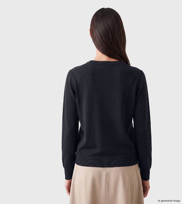 LC Waikiki  the-high-neck-shift - Navy Cardigans