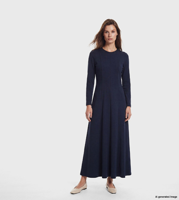 اٍل سي واي كيكي  فساتين ماكسي  - كحلي Maxi Dresses
