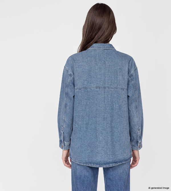 LC Waikiki  Denim Jackets - Indigo Denim Jackets